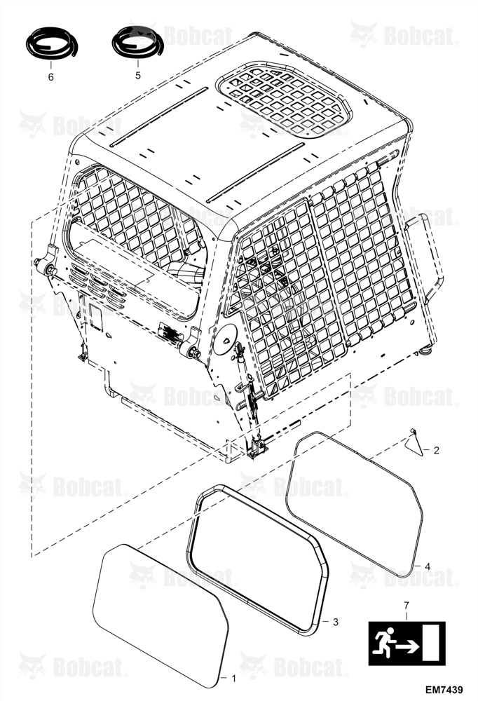 Operator CAB (Rear Window)