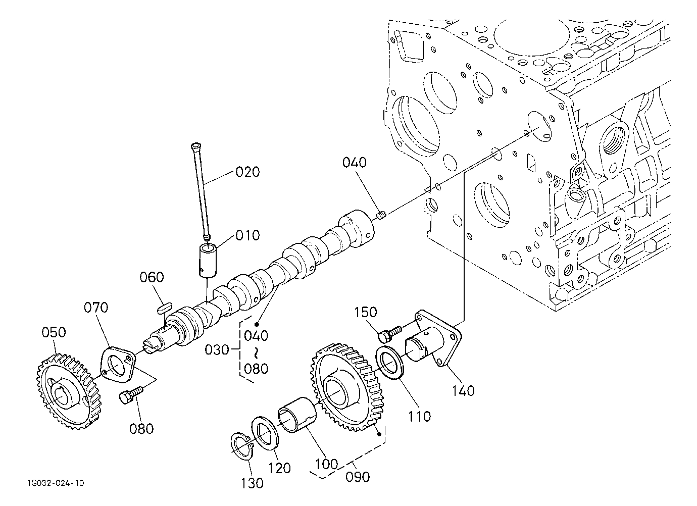 Camshaft And Idle Gear Shaft