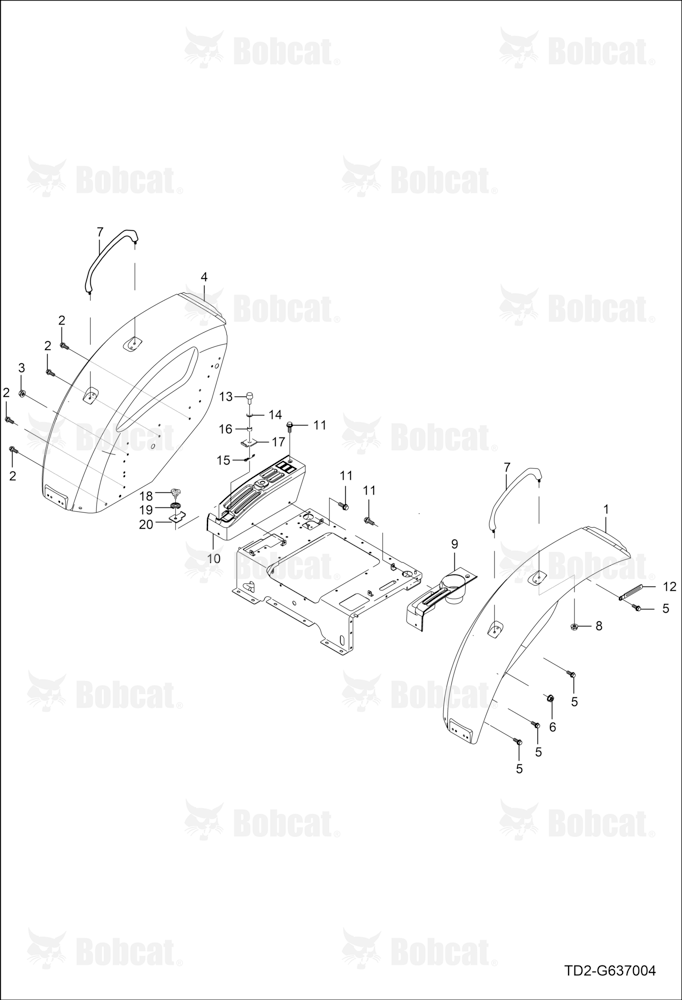 Lever Guide Group (ROPS)