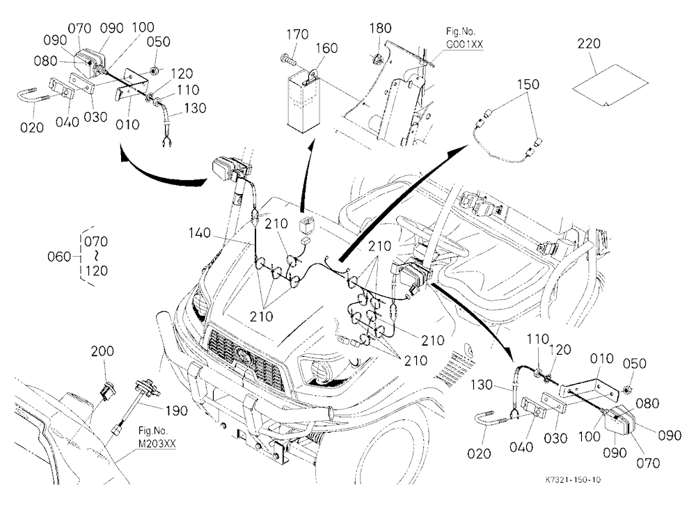 Turn Signal Light Kit (Front) [Option]