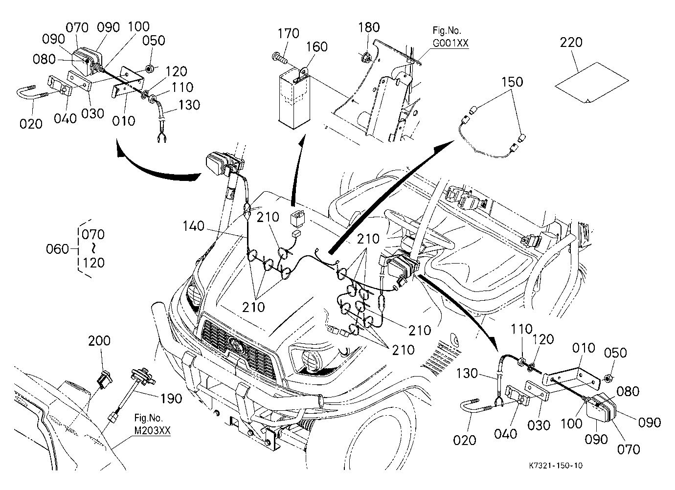 Turn Signal Light Kit (Front) [Option]