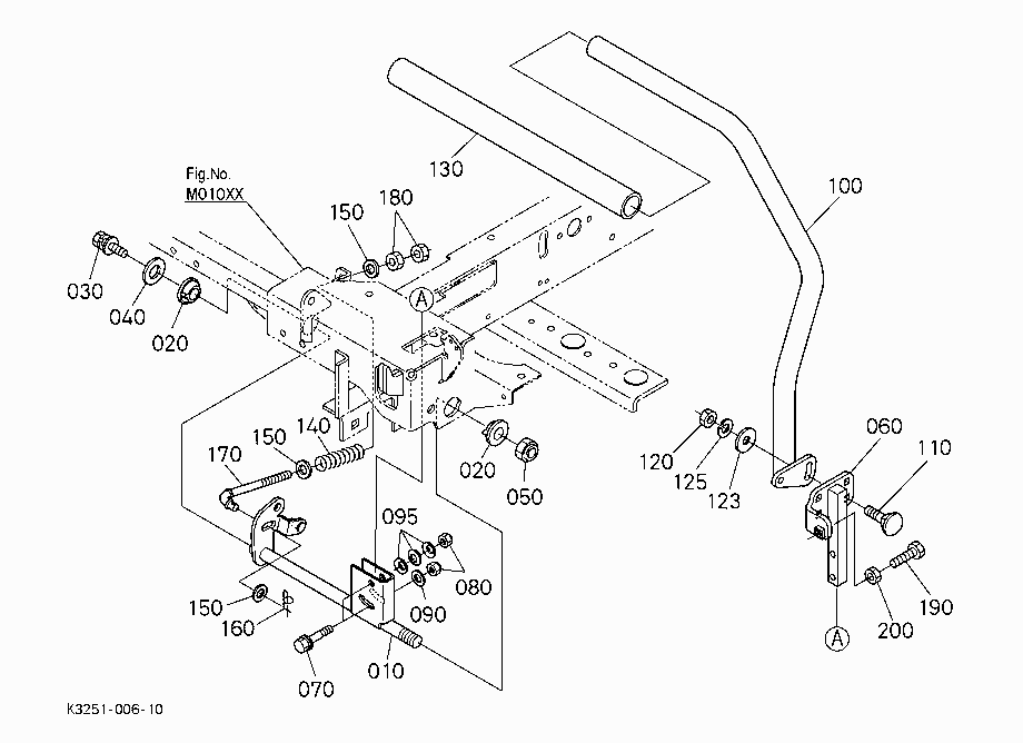 MOTION CONTROL LEVER LH