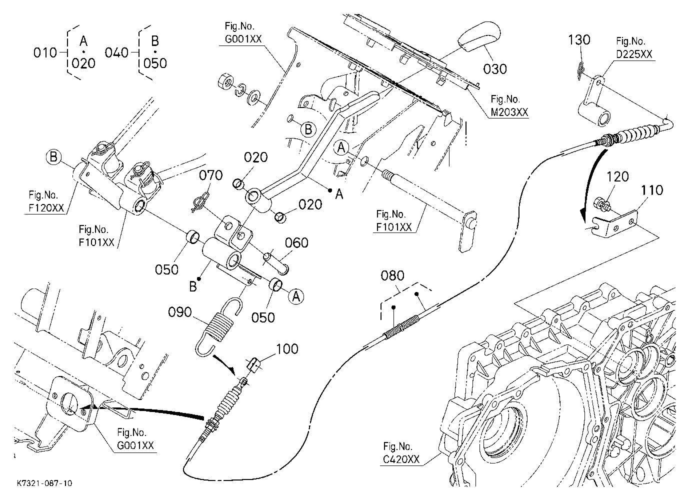 Differential Lock Lever
