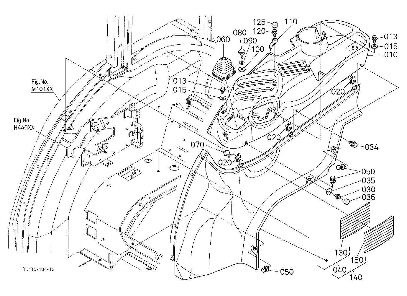 Hydraulic Control Lever Guide [Ca]