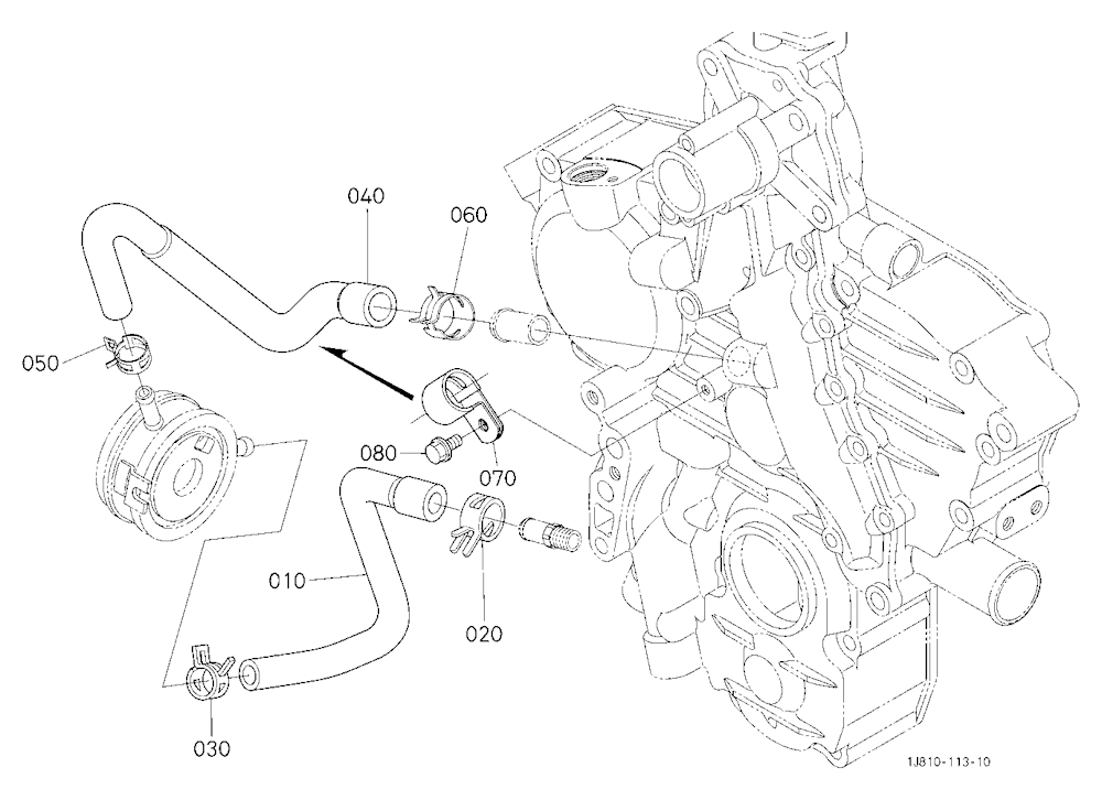 Hydraulic Oil Line (Oil Cooler)
