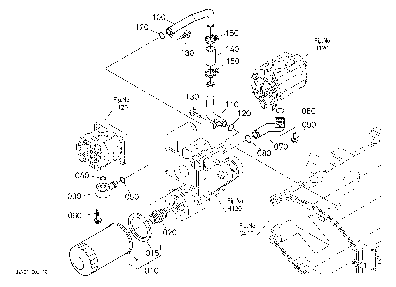 Hydraulic Oil Line (Suction)