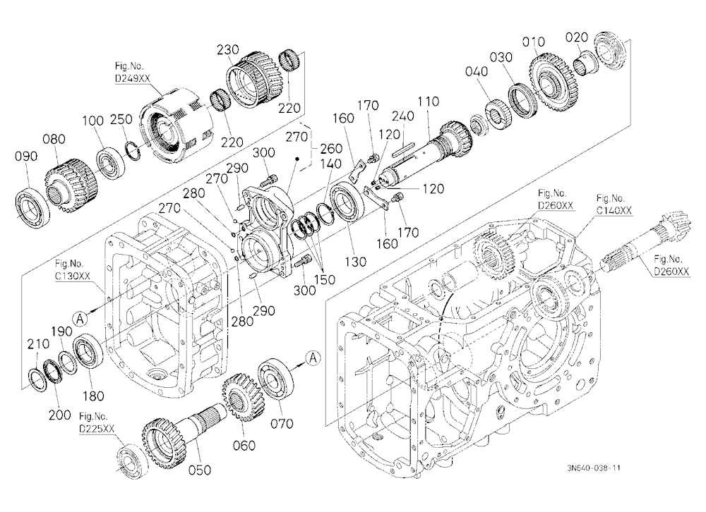 Range Gear Shaft [Dual Speed Type]