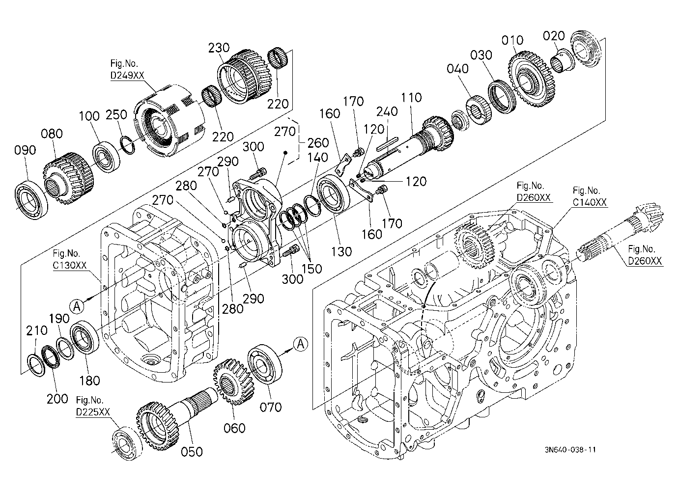 Range Gear Shaft [Dual Speed Type]