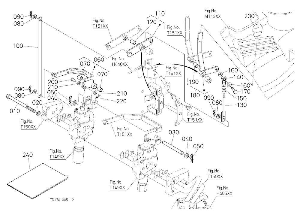 Auxiliary Control Valve Lever (2Nd) (W/G No.L8347)