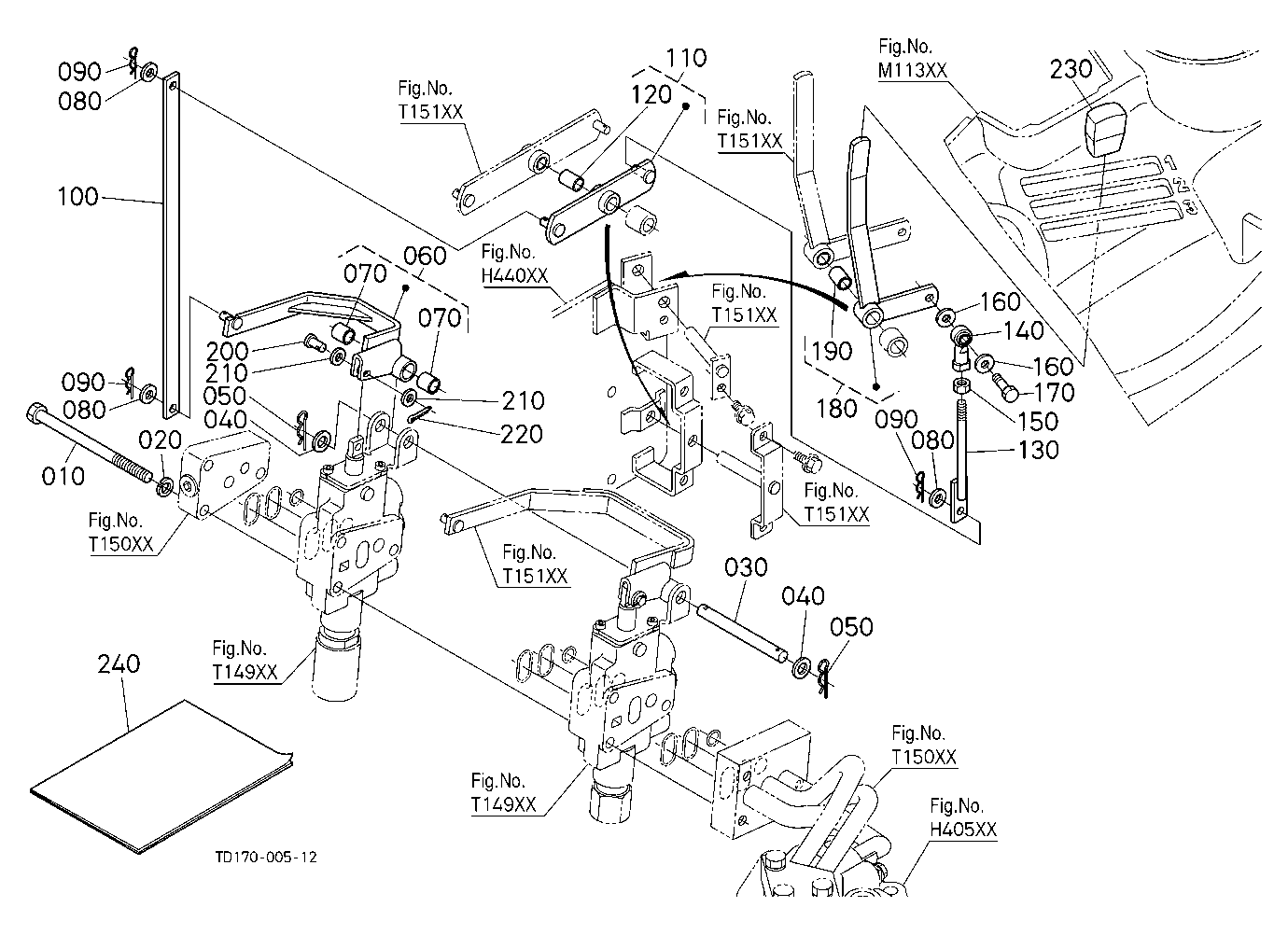 Auxiliary Control Valve Lever (2Nd) (W/G No.L8347)