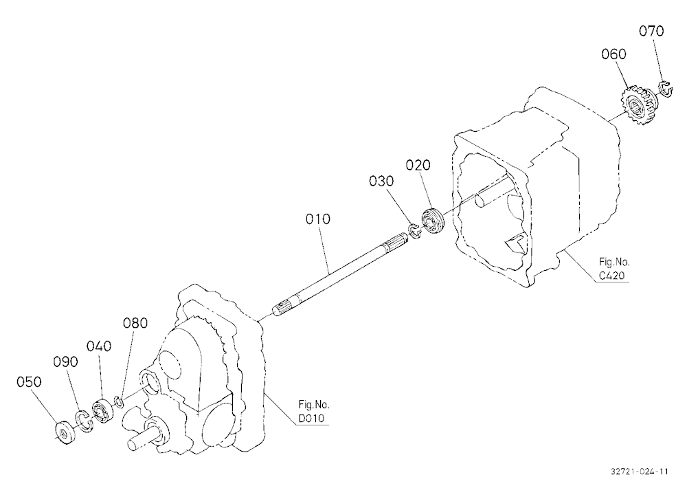 Front Wheel Propeller Shaft