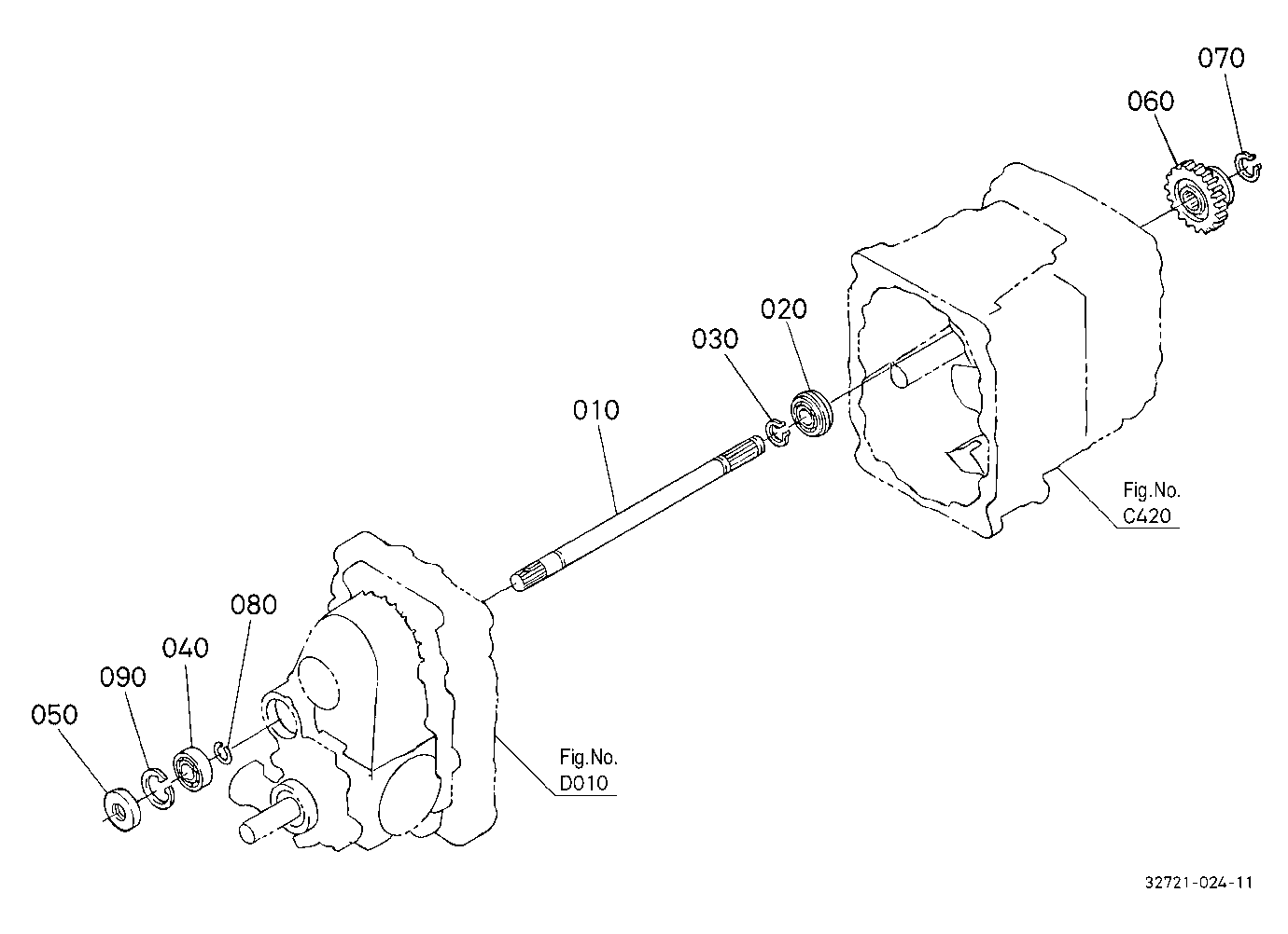 Front Wheel Propeller Shaft