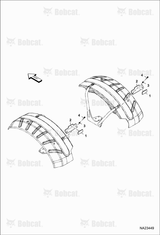LED Road Lights Rear Reflector