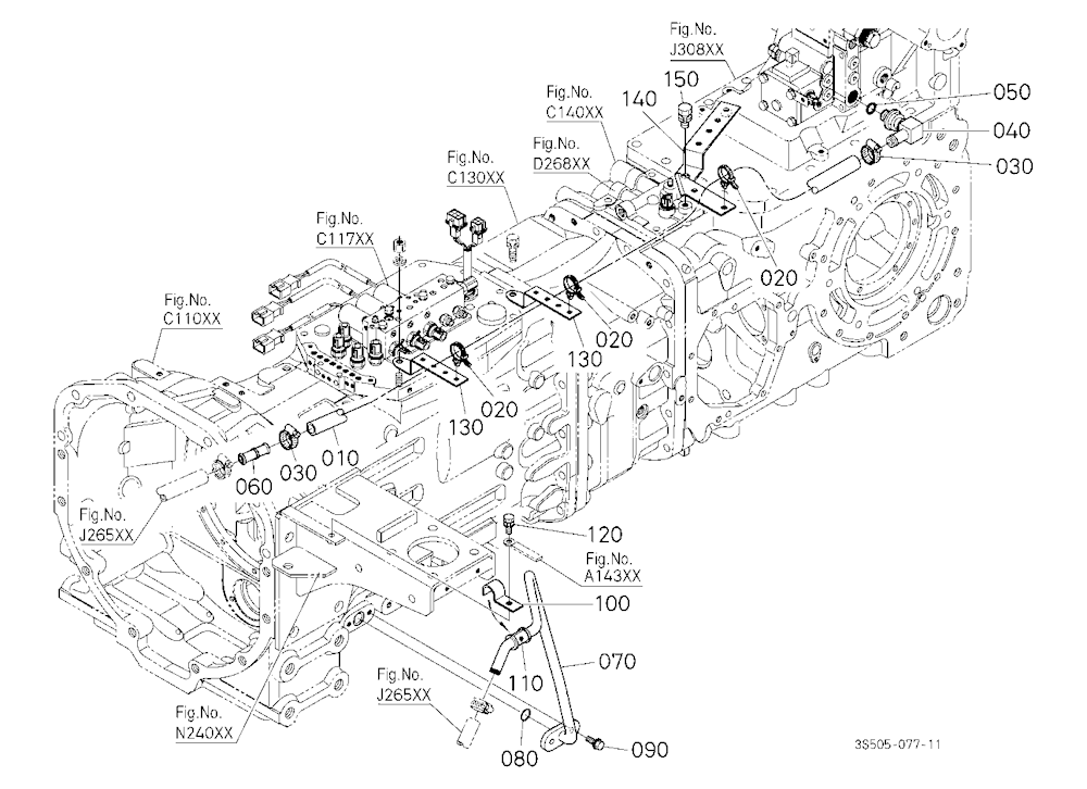 Hydraulic Oil Line (Oil Cooler) [Old]