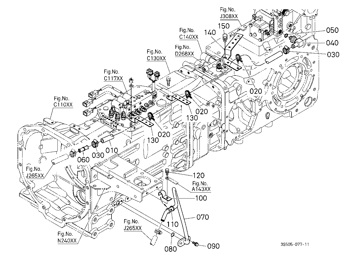 Hydraulic Oil Line (Oil Cooler) [Old]