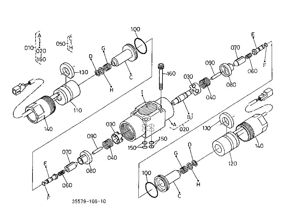 Bi-Speed Turn Solenoid Valve [Component Parts]