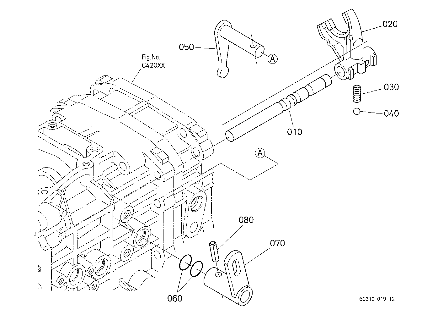 Range Gear Shift Fork