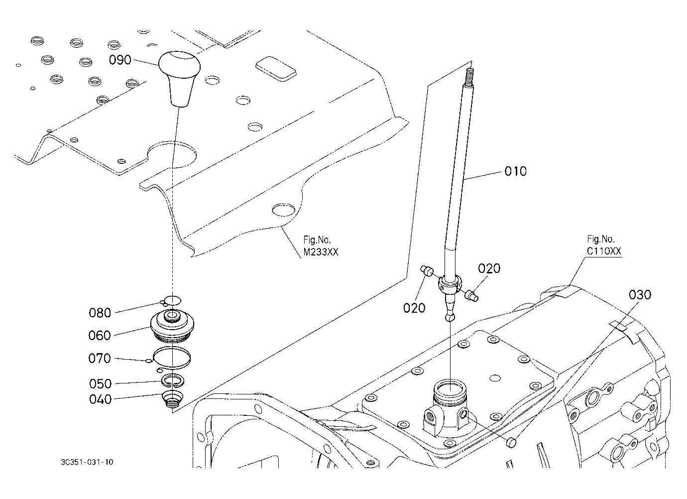 Main Gear Shift Lever