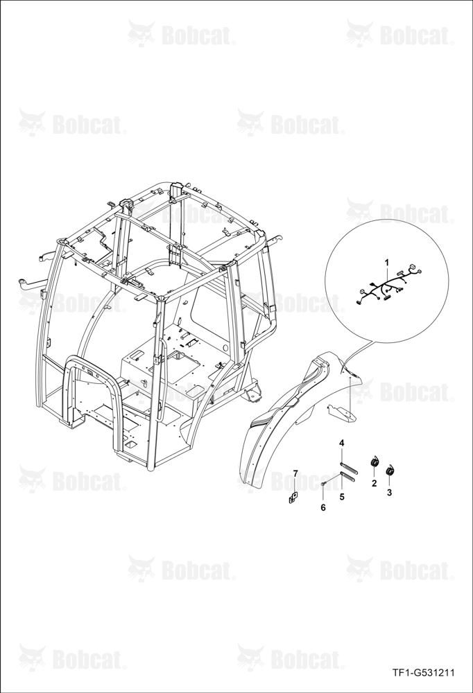 Fender Wire Harness Group ROPS