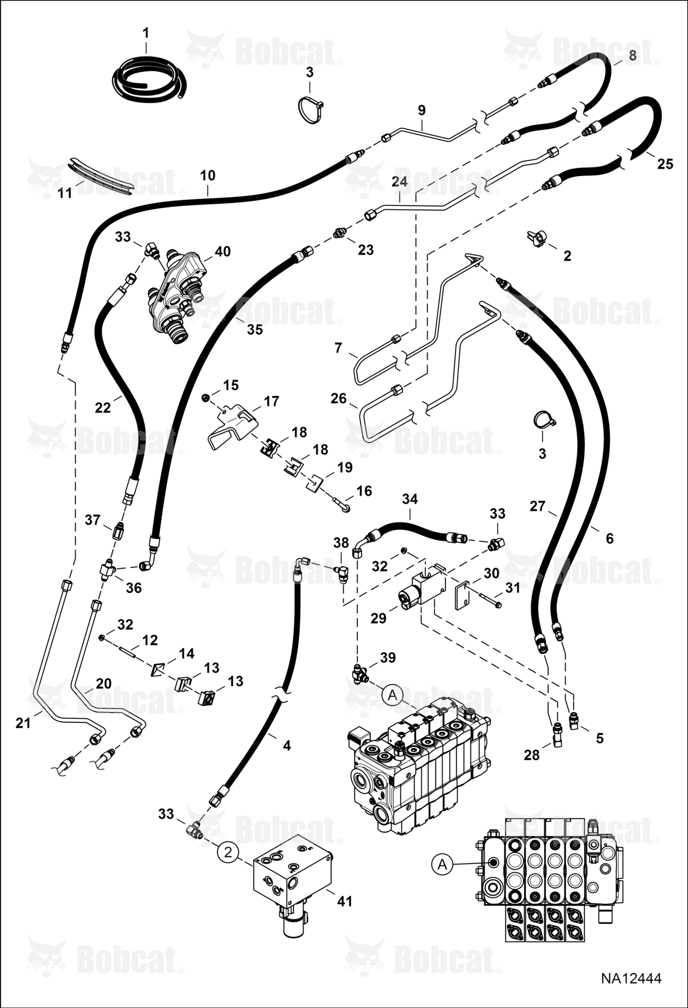 Hydraulic Circuitry (Power Attachment Lock)