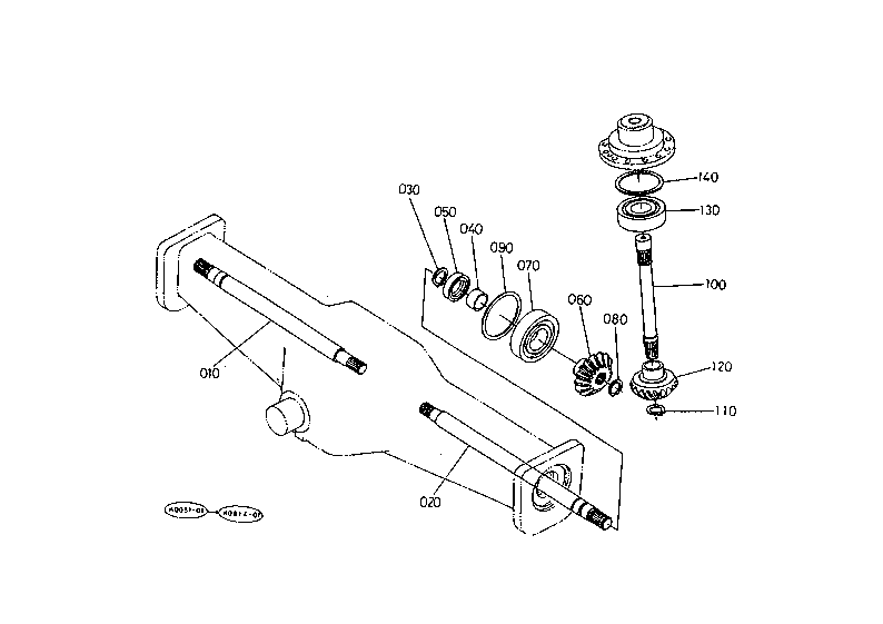 Diff.Gear Shaft