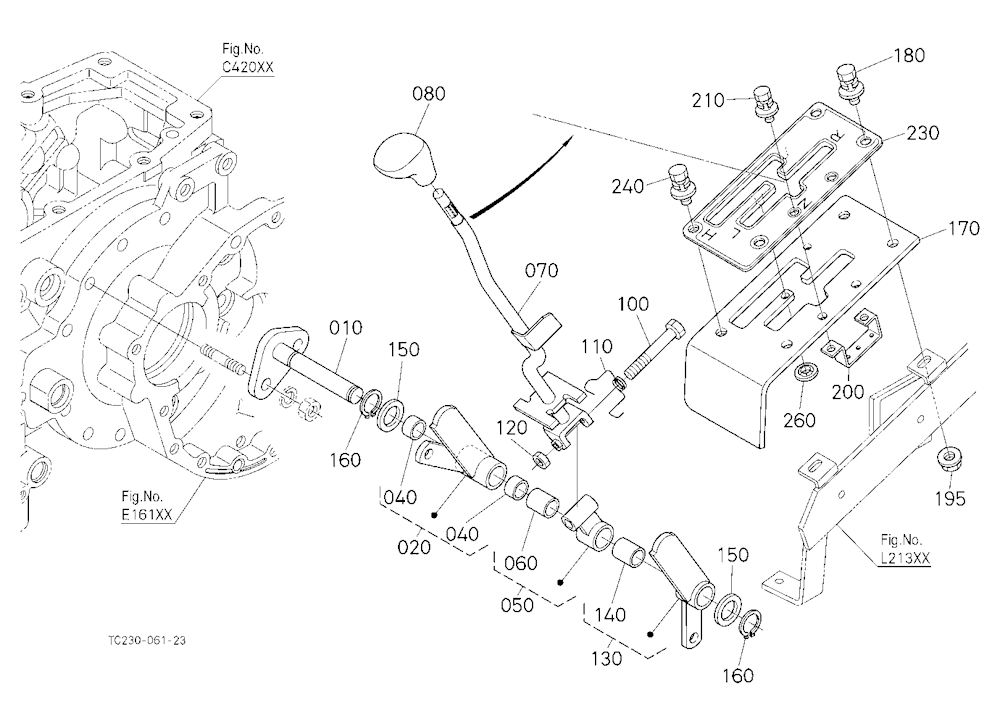 Range Gear Shift Lever