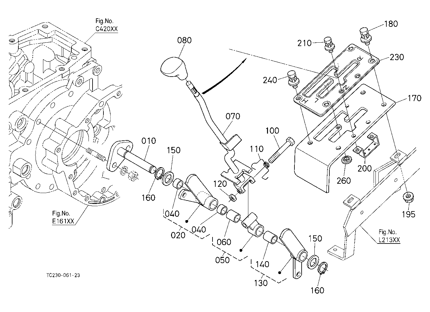 Range Gear Shift Rod