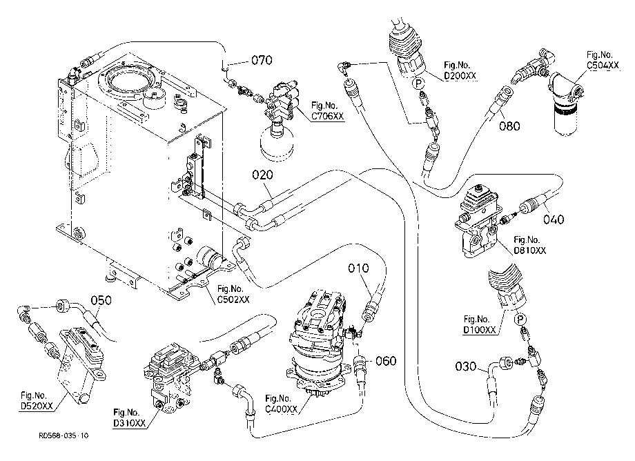 Oil Piping (Pilot P)