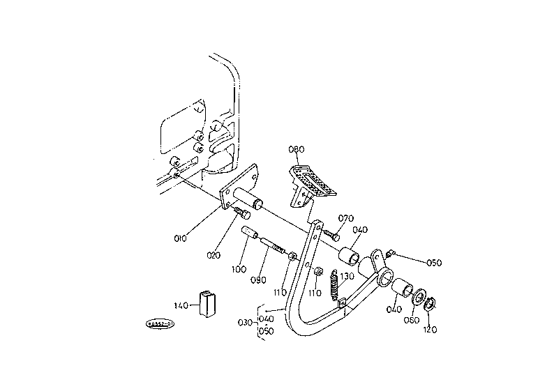 Clutch Pedal W/O Cab