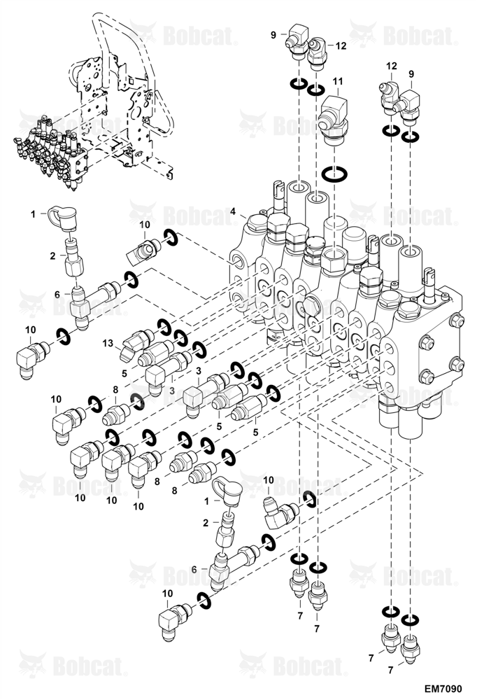 Hydraulic Circuitry (Control Valve Installation)