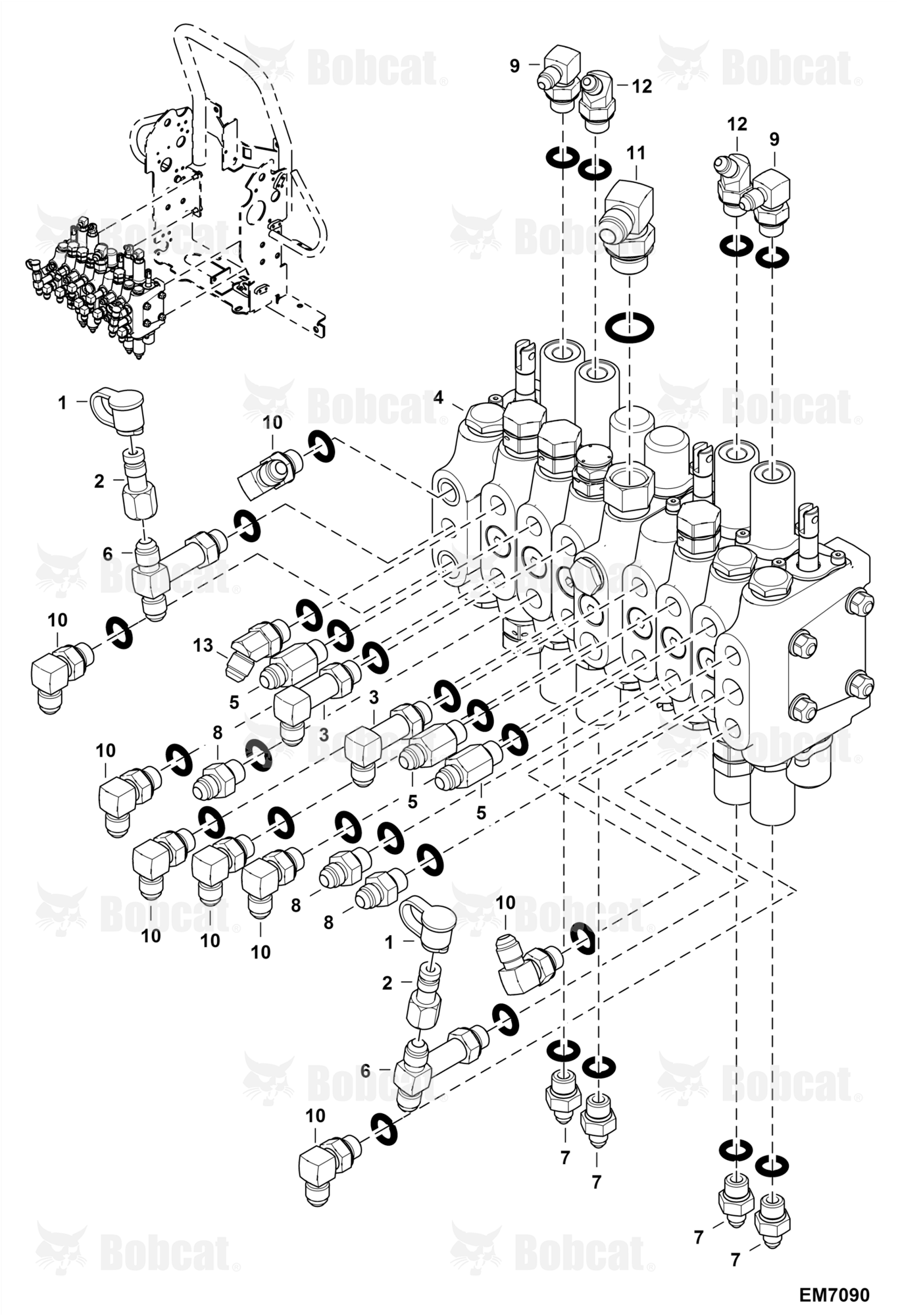 Hydraulic Circuitry (Control Valve Installation)