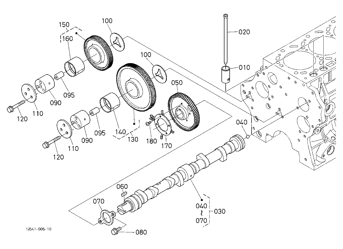 Camshaft And Idle Gear Shaft