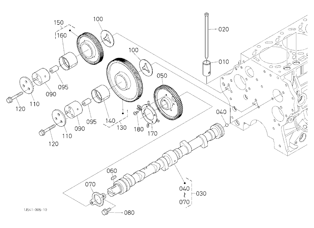 Camshaft And Idle Gear Shaft