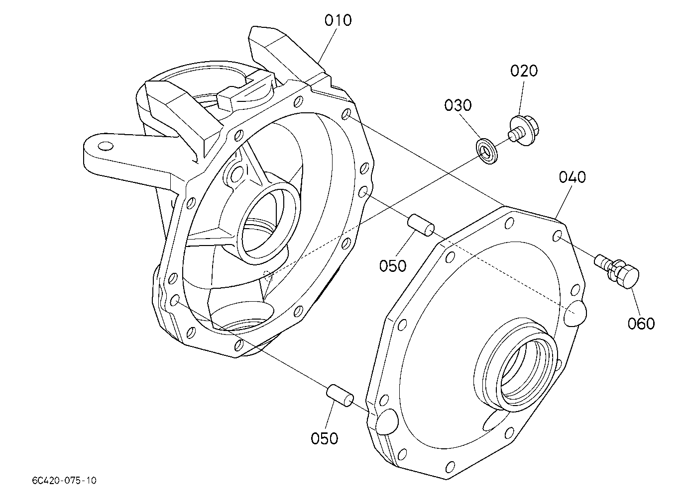 Front Axle Case Lh