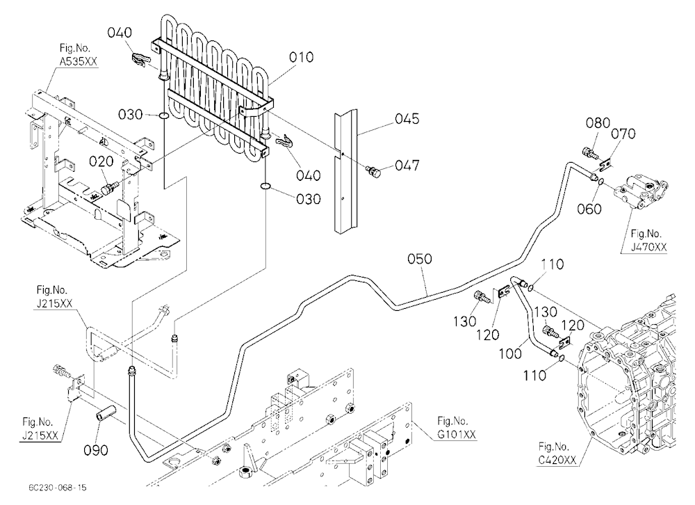 Hydraulic Oil Line (Oil Cooler)