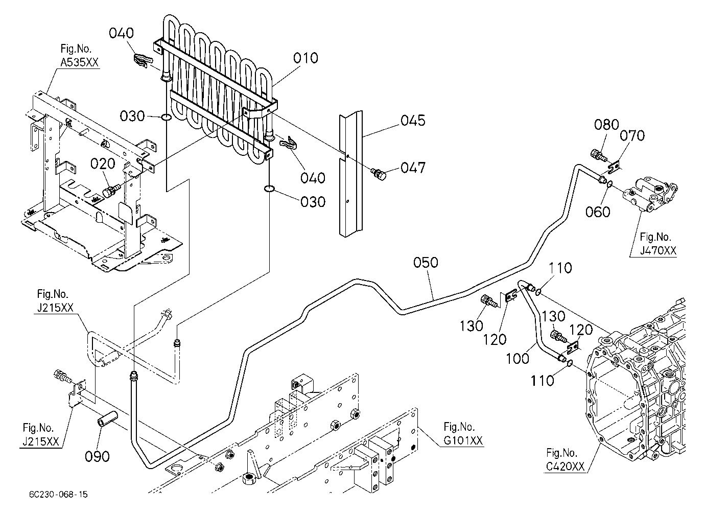 Hydraulic Oil Line (Oil Cooler)