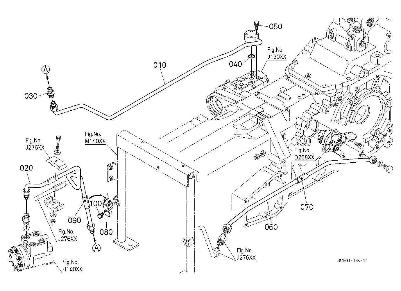 Hydraulic Oil Line (Steering/Pto) [New]
