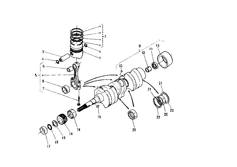 Piston Crankshaft