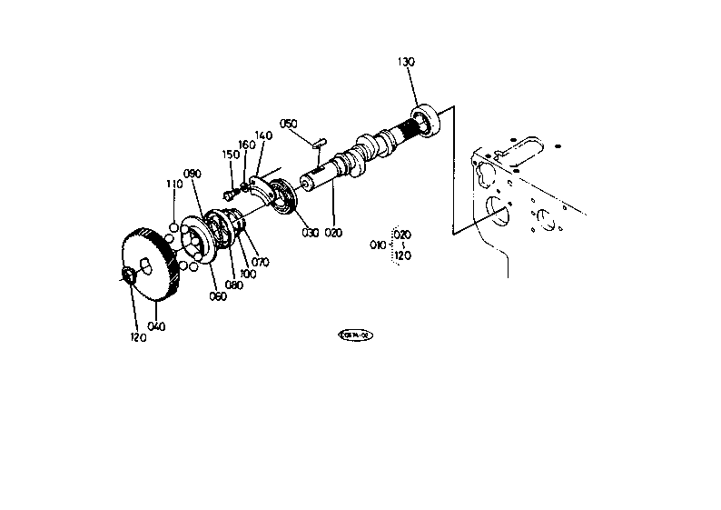 Injection Pump Camshaft (2) [D950-Bh-1(-Sw)]