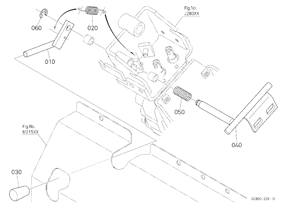 Loader Valve Lock Lever