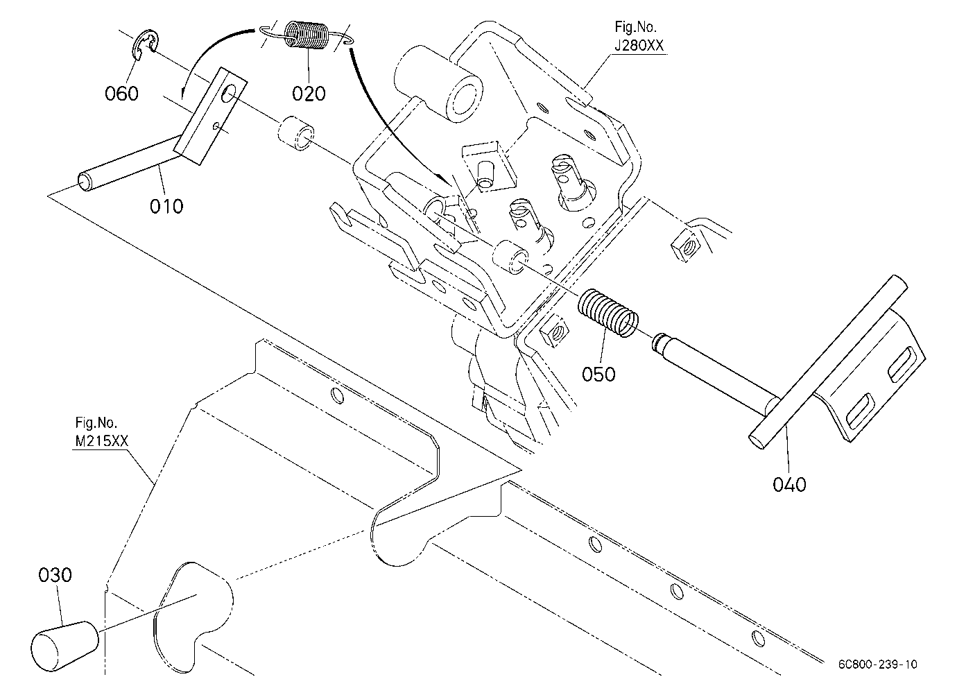 Loader Valve Lock Lever