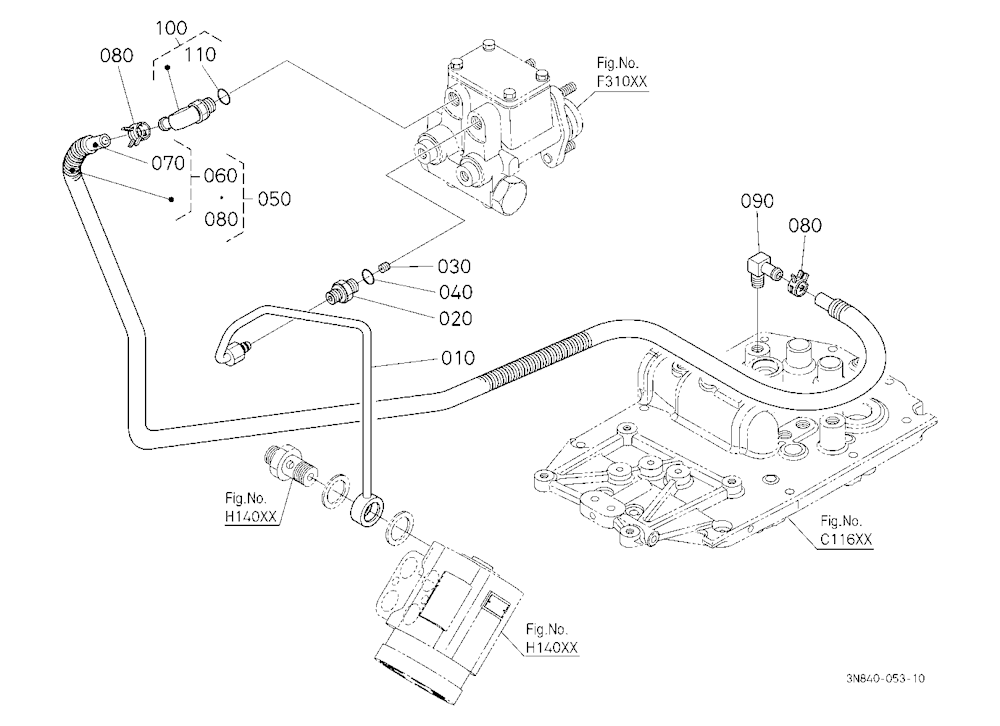Brake Master Cylinder Pipe