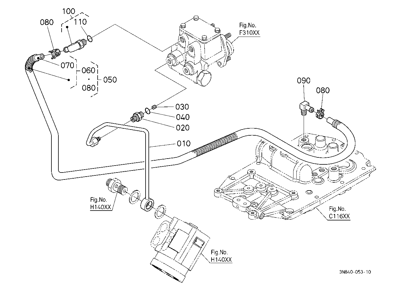 Brake Master Cylinder Pipe