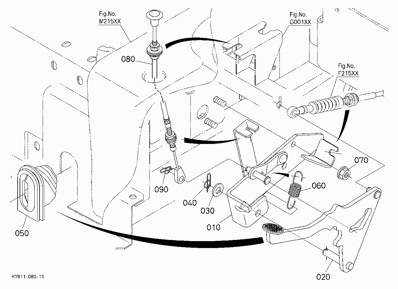 DIFFERENTIAL LOCK PEDAL