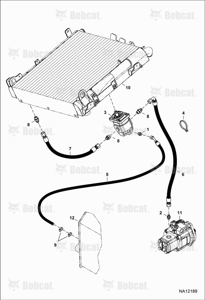 Hydraulic Circuitry (Fan Motor) (Non-reversible)