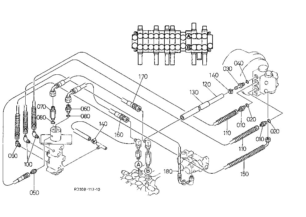 Oil Piping (Travel Rh)