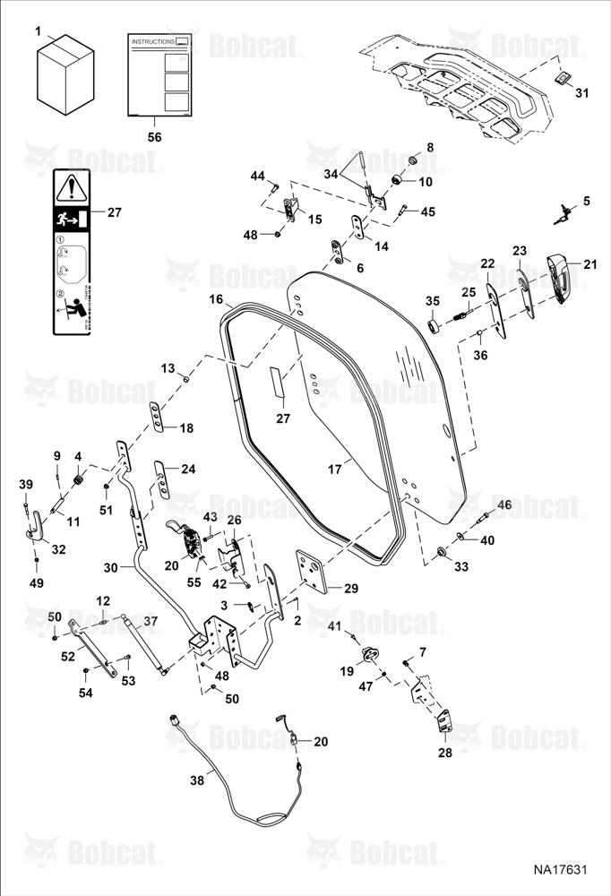 CAB Door (Lexan) (Special Applications)