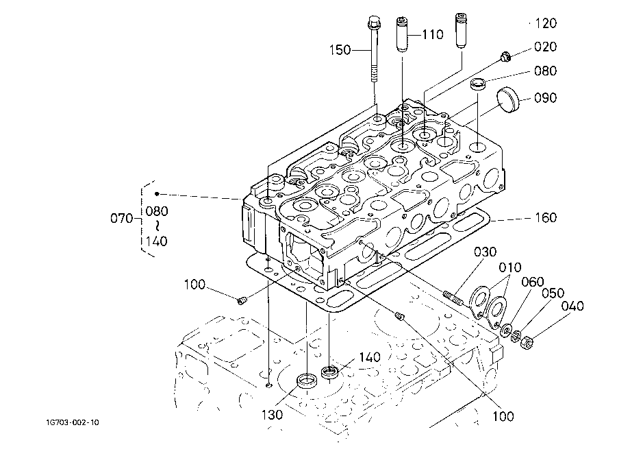 Cylinder Head [D1403-M-E2A]