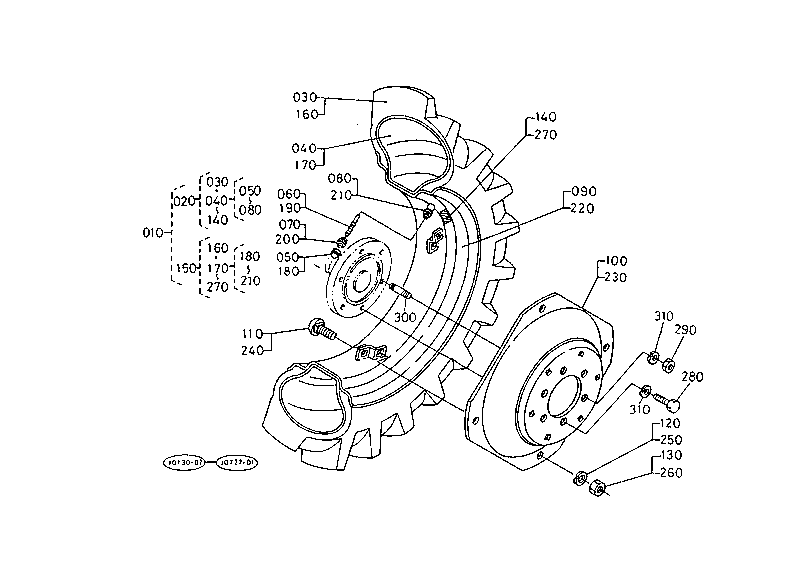 Rear Wheel (13.6-24 Fl17)