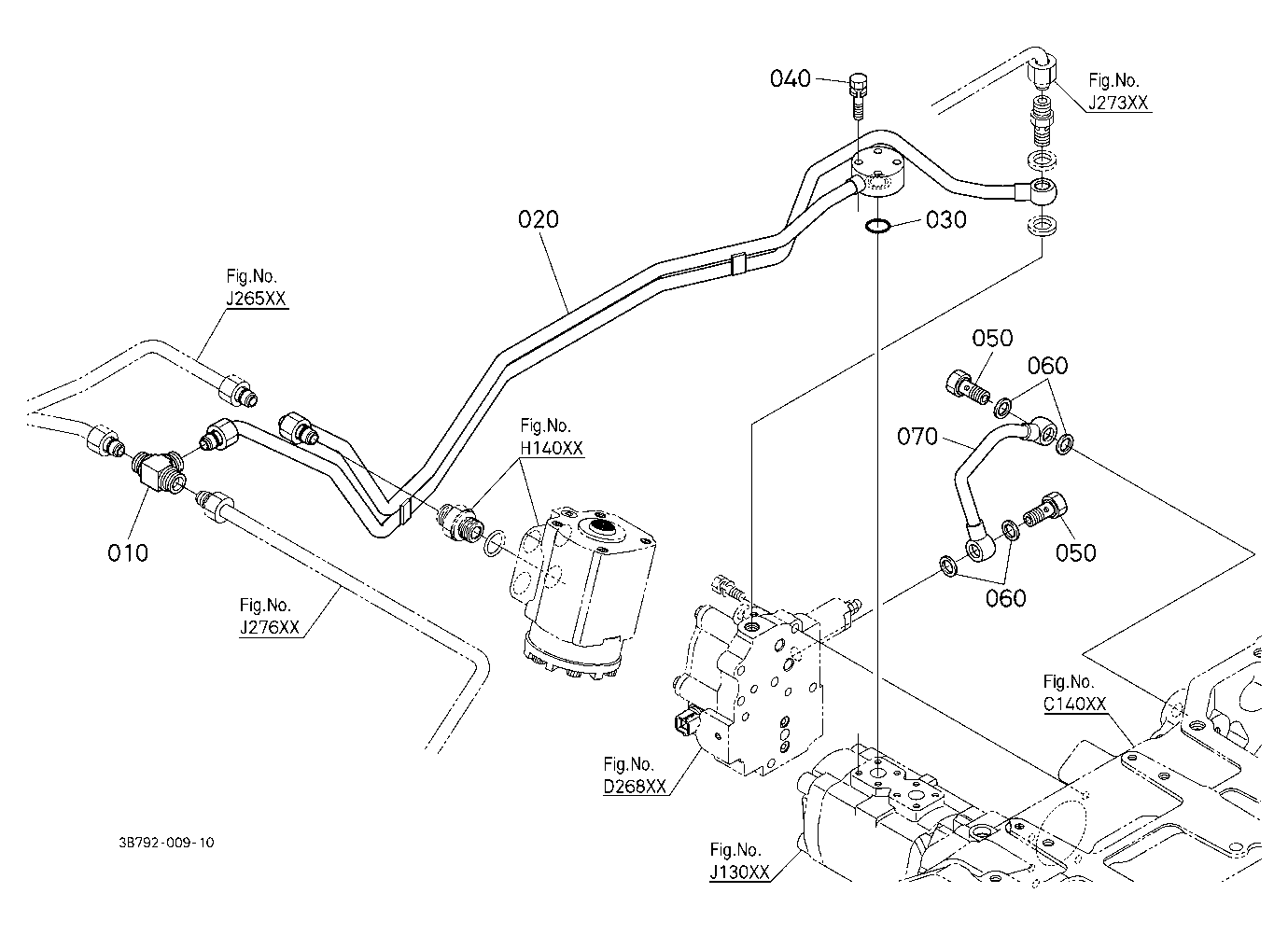 Hydraulic Oil Line (Steering/Pto)